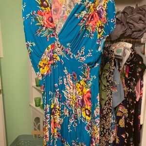 Trashy Diva Floral Blue Dress